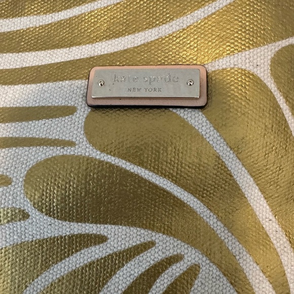 KATE SPADE AUTH $299 Women's Gold Grant Street Jules Tote Bag - Picture 3 of 7